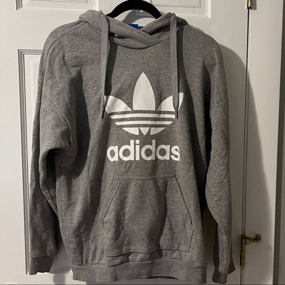 Adidas Women’s Gray Hoodie